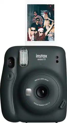 Fujifilm Instax Mini 11 Instant Camera - Charcoal Grey