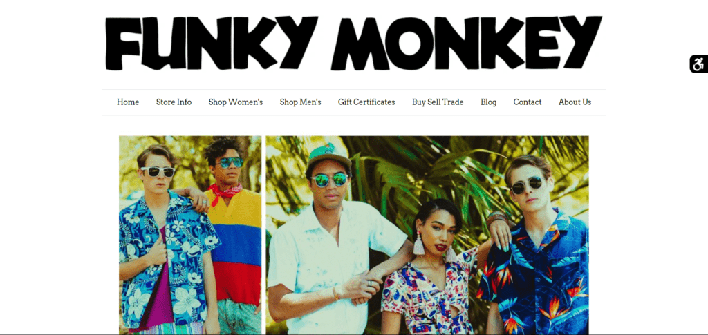 Funky Monkey thrift store