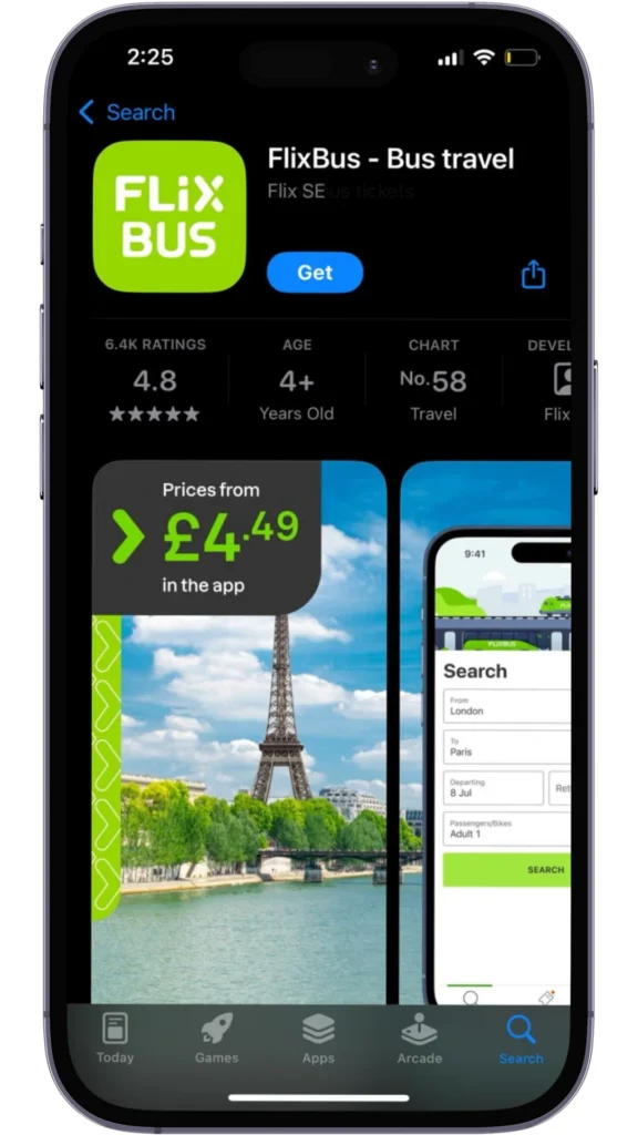 FlixBus & FlixTrain app