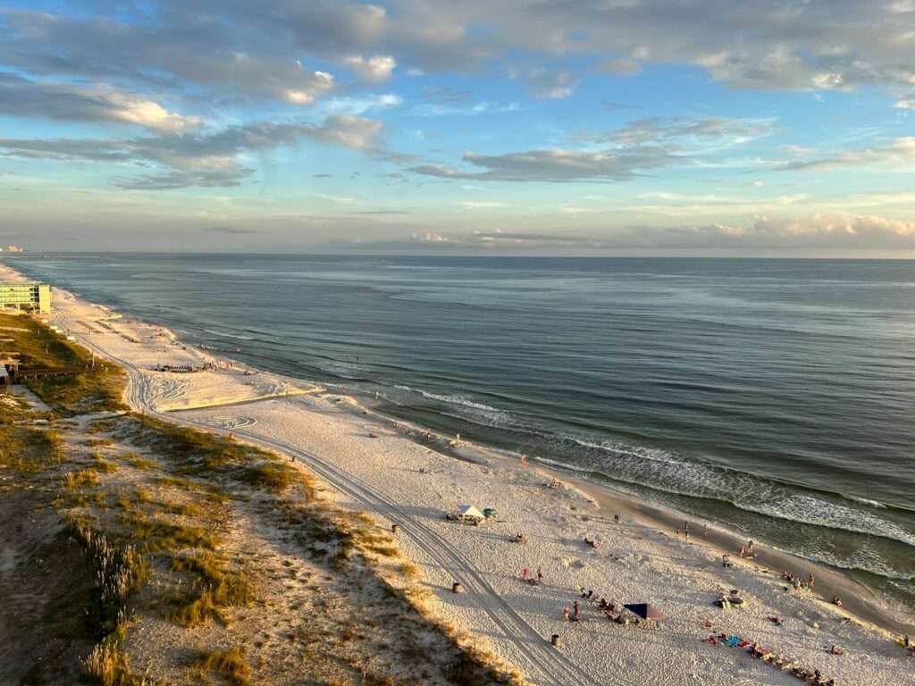 Aerial Photograph of People on Pensacola Beach By Rich Howard, Pexels