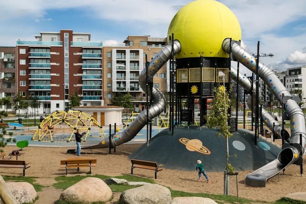 Sollekplatsen Playground in Sweden